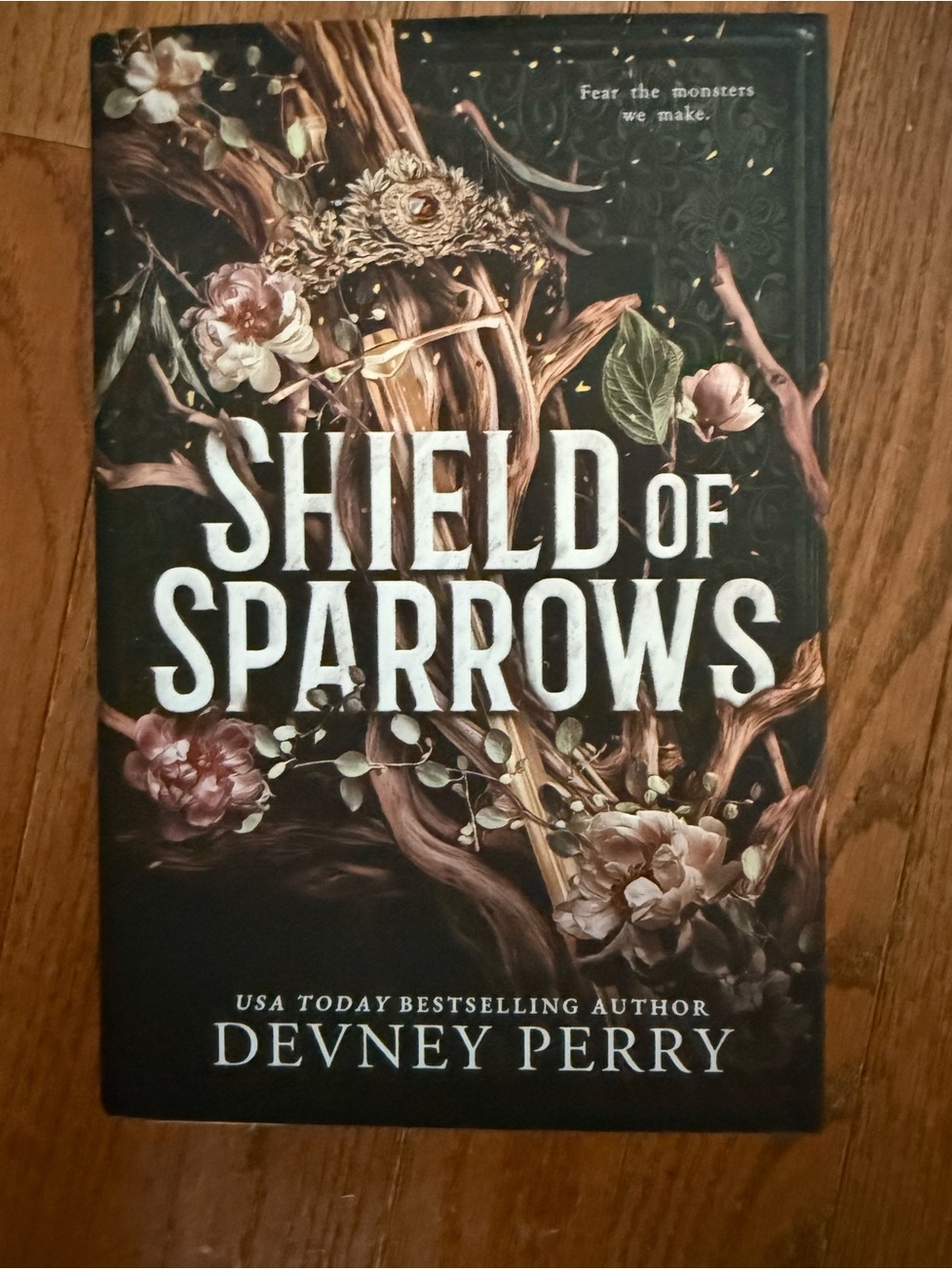Shield of Sparrows by Devney Perry - Floral Dark Hardcover